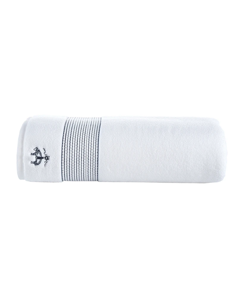 Brooks Brothers Rope Stripe Border Turkish Cotton Bath Sheet, 67" x