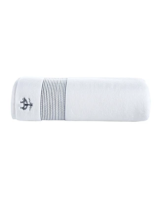 Brooks Brothers Rope Stripe Border Turkish Cotton Bath Sheet, 67" x