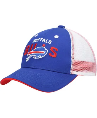 Preschool Boys Royal, White Buffalo Bills Core Lockup Mesh Back Snapback Hat