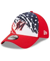 Men's New Era Red Miami Marlins 2022 4th of July 39THIRTY Flex Hat