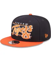 Men's New Era Navy Auburn Tigers Team Script 9FIFTY Snapback Hat