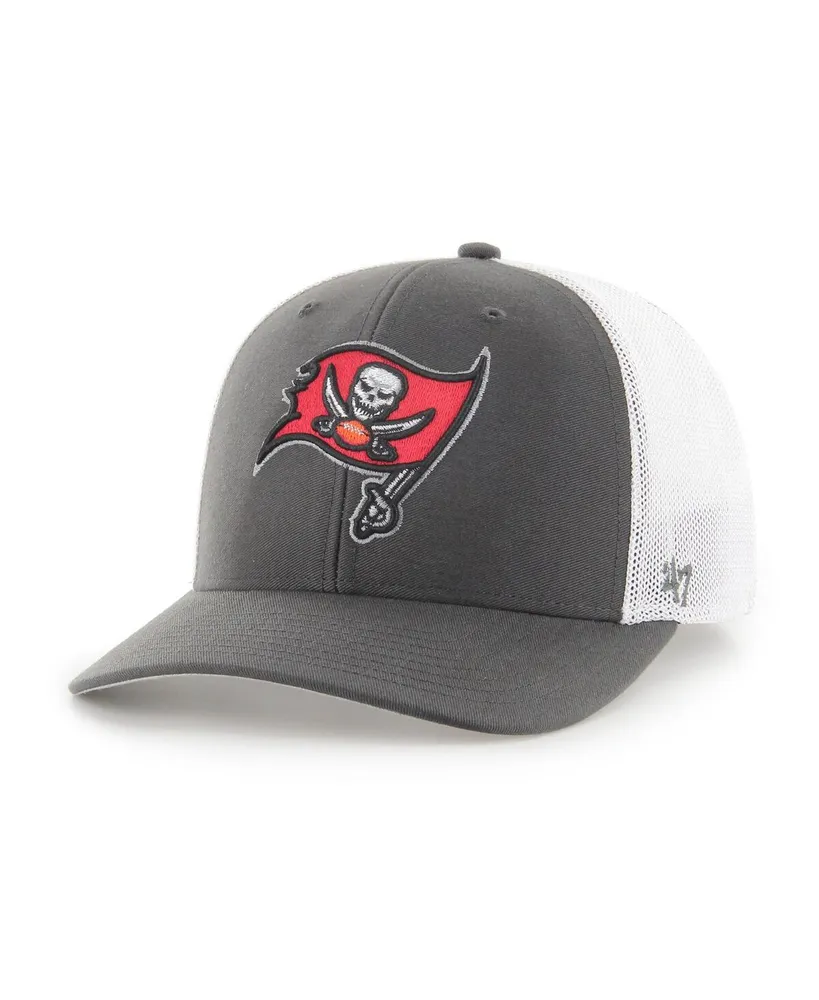 47 Brand Men's '47 Pewter, Red Tampa Bay Buccaneers Highpoint Trucker Clean  Up Snapback Hat