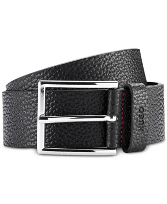 Hugo by Boss Men's Giaspo Pebbled Leather Belt
