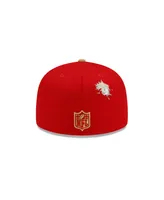 Men's New Era X Staple Scarlet, Gold San Francisco 49ers Pigeon 59FIFTY Fitted Hat