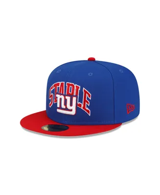 Men's New Era X Staple Royal, Red York Giants Pigeon 59Fifty Fitted Hat