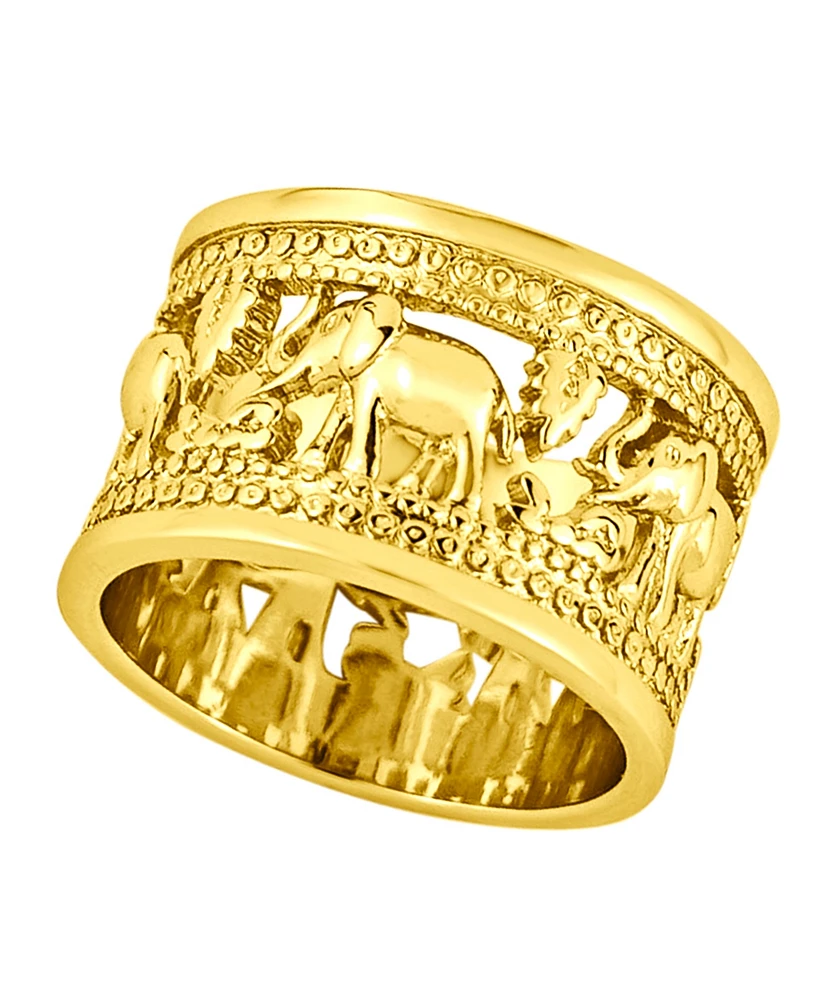 And Now This Elephant Band Ring