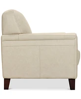 Ashlinn 81" Tufted Pastel Leather Sofa, Created for Macy's