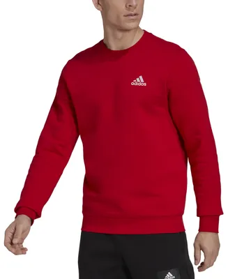 adidas Men's Feel Cozy Essentials Classic-Fit Embroidered Logo Fleece Sweatshirt