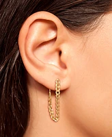 Giani Bernini Curb Link Chain Dangle Drop Earrings, Created for Macy's