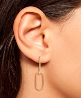 Giani Bernini Double Link Wire Drop Earrings, Created for Macy's