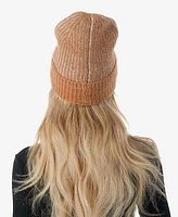 Marcus Adler Women's Confetti Cuff Ribbed Knit Beanie