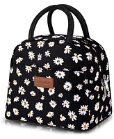 Insulated Tote Lunch Bag With Soft Padded Handles