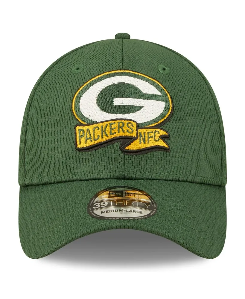 Men's New Era Green Bay Packers 2022 Sideline 39THIRTY Coaches Flex Hat