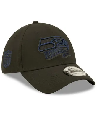 Seattle Seahawks New Era Throwback Logo Iced II 39THIRTY Flex Hat - White