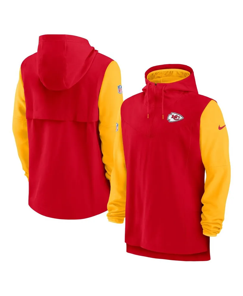 Men's Nike Red Kansas City Chiefs Sideline Club Performance Full-Zip Hoodie Size: Large