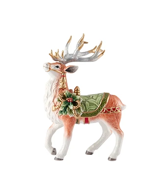 Fitz and Floyd Holiday Home Deer Figurine