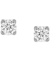 Alethea Certified Diamond Stud Earrings (1/3 ct. t.w.) in 14k White Gold featuring diamonds with the De Beers Code of Origin, Created for Macy's