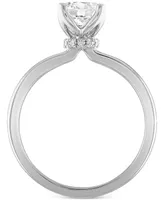 Alethea Certified Diamond Solitaire Engagement Ring (1 ct. t.w.) in 14k White Gold featuring diamonds with the De Beers Code of Origin, Created for Ma