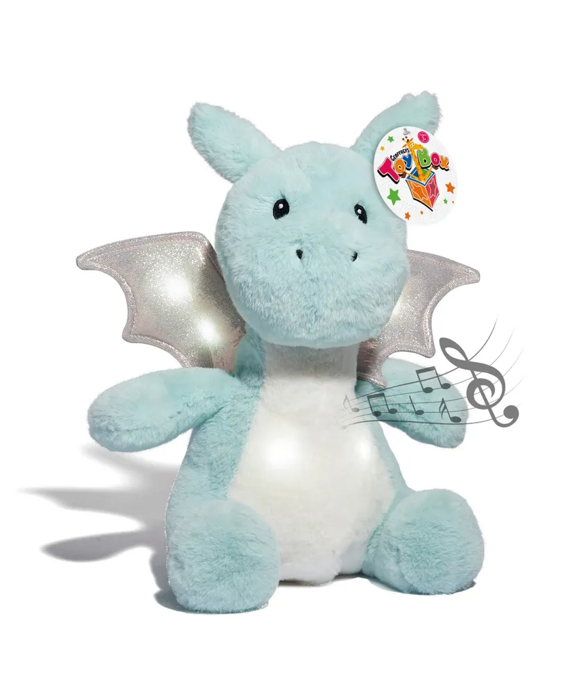 Geoffrey's Toy Box Led Light Up Dragon Plush Stuffed Animal