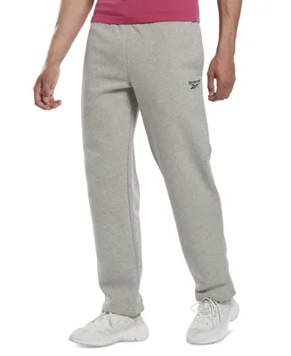 Reebok Men's Identity Open Hem Fleece Training Pants