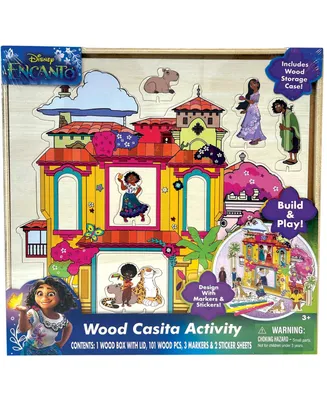Disney's Encanto Wood Casita Activity Building Decorating Set, 11 Piece