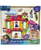 Disney's Encanto Wood Casita Activity Building Decorating Set, 11 Piece