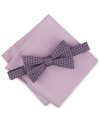 Alfani Men's Millbrook Bow Tie & Pocket Square Set, Created for Macy's