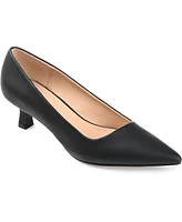 Journee Collection Women's Celica Kitten Heel Pumps