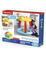 Fisher Price Animal Friends Ball Pit Inflatable, 35" x 33"