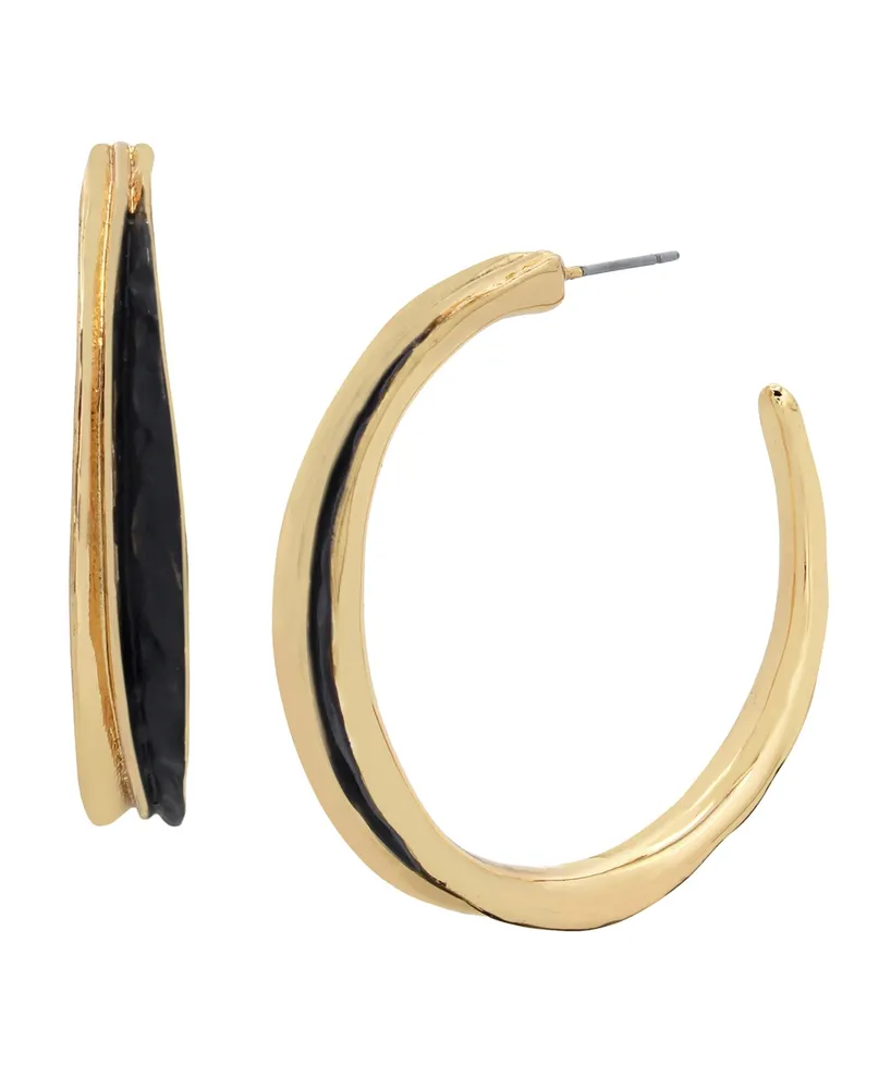 Robert Lee Morris Soho Women's Patina Hoop Earrings