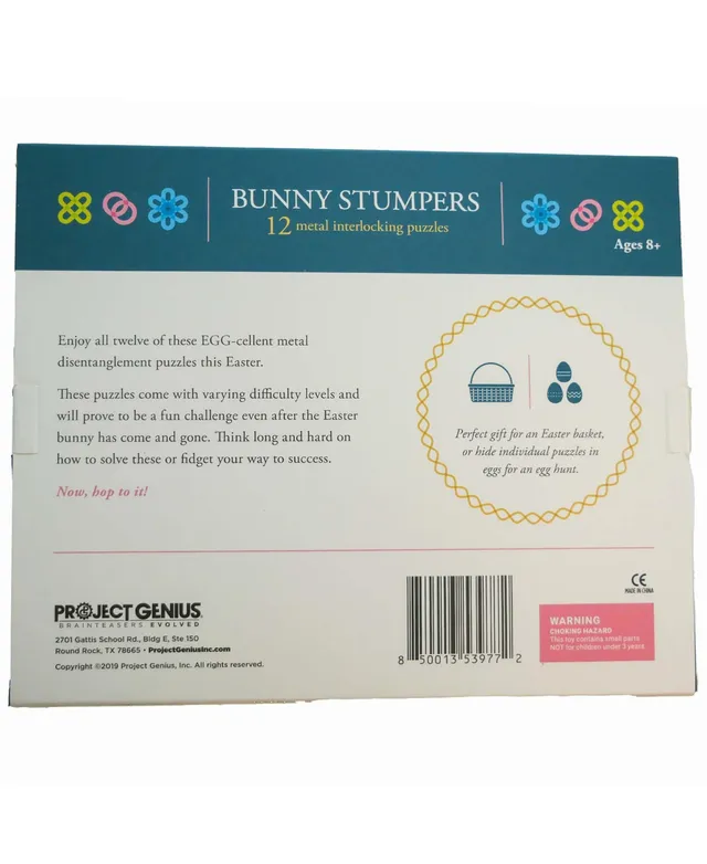 Project Genius Bunny Stumpers Easter Basket Filler