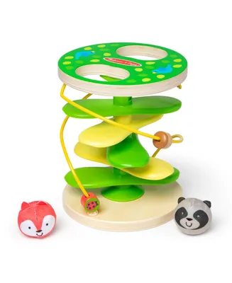 Melissa and Doug Rollables Tree House Twirl Infant and Toddler Toy 3 Pieces