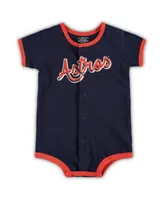 Infant Boys and Girls Navy Houston Astros Power Hitter Romper