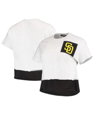 Women's Nike Fernando Tat-s Jr. Gold San Diego Padres Name & Number T-Shirt  
