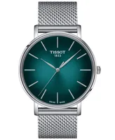 Tissot Men's Swiss Everytime Stainless Steel Mesh Bracelet Watch 40mm