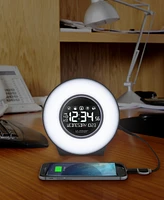 La Crosse Technology C83117 Color Mood Light Desk Clock with 5 Soothing Nature Sounds