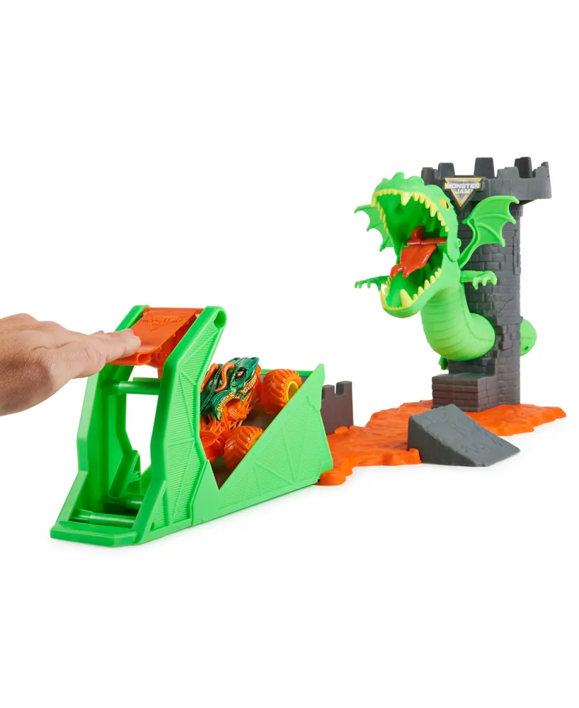 Monster Jam, Dueling Dragon Playset with Dragon Monster Truck