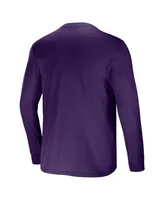 Men's Nfl x Darius Rucker Collection by Fanatics Purple Baltimore Ravens Team Long Sleeve T-shirt