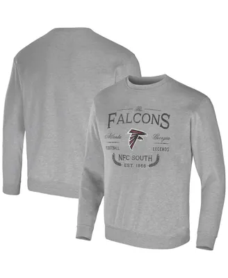 Men's Nfl x Darius Rucker Collection by Fanatics Heather Gray Atlanta Falcons Pullover Sweatshirt