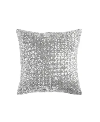 Lush Decor Sequins Decorative Pillow, 20" x 20" - Silver