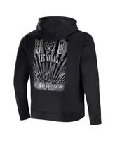 Men's Nfl x Darius Rucker Collection by Fanatics Black Las Vegas Raiders Rocker Full-Zip Hoodie