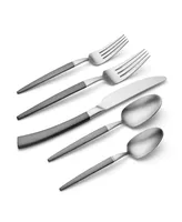 Oneida Adjacent Midnight 20 Piece Everyday Flatware Set, Service For 4