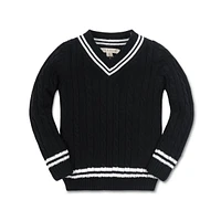 Hope & Henry Boys Organic Tennis Sweater