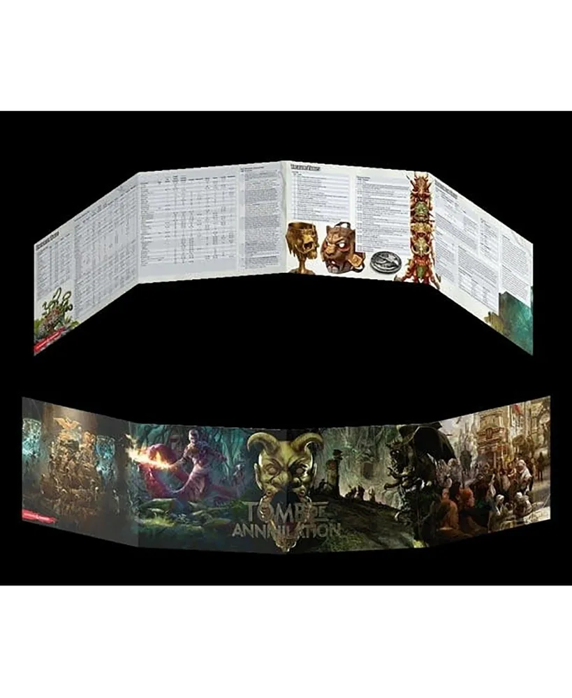 D D Tomb of Annihilation Dungeon Master's Screen Tabletop Rpg Dm Screen Dungeons Dragons