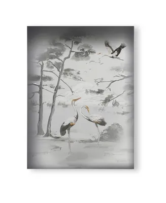 Laura Ashley Animalia Printed Canvas Wall Art, 31.5" x 23.6"