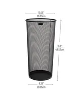 Mind Reader Network Collection, Umbrella Stand, 12 Umbrella Capacity, Solid Rim and Base, Metal Mesh