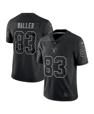 Men's Nike Darren Waller Black Las Vegas Raiders Reflective Limited Jersey