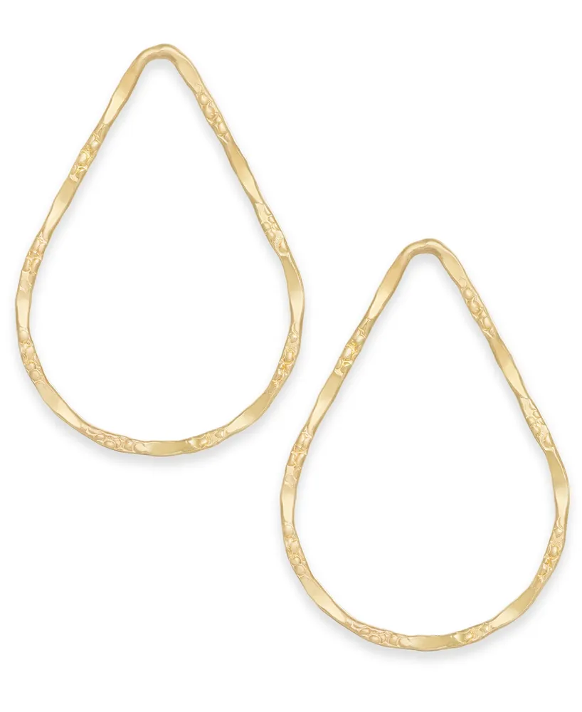 Lola Ade 14k Gold-Plated Medium Open Teardrop Earrings