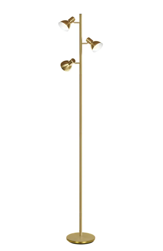 Ethan Led Tree Floor Lamp with Adjustable Rotating Heads