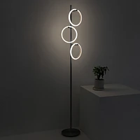 Brightech Saturn 66" Led Tree Floor Lamp with 3 Removeable Light Rings